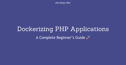 Dockerizing PHP Applications: A Complete Guide 🚀