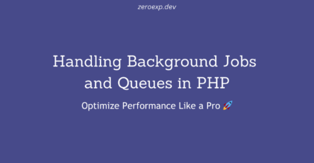 Handling Background Jobs and Queues in PHP: Optimize Performance Like a Pro 🚀