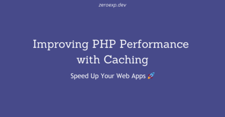 Improving PHP Performance with Caching: Speed Up Your Web Apps 🚀