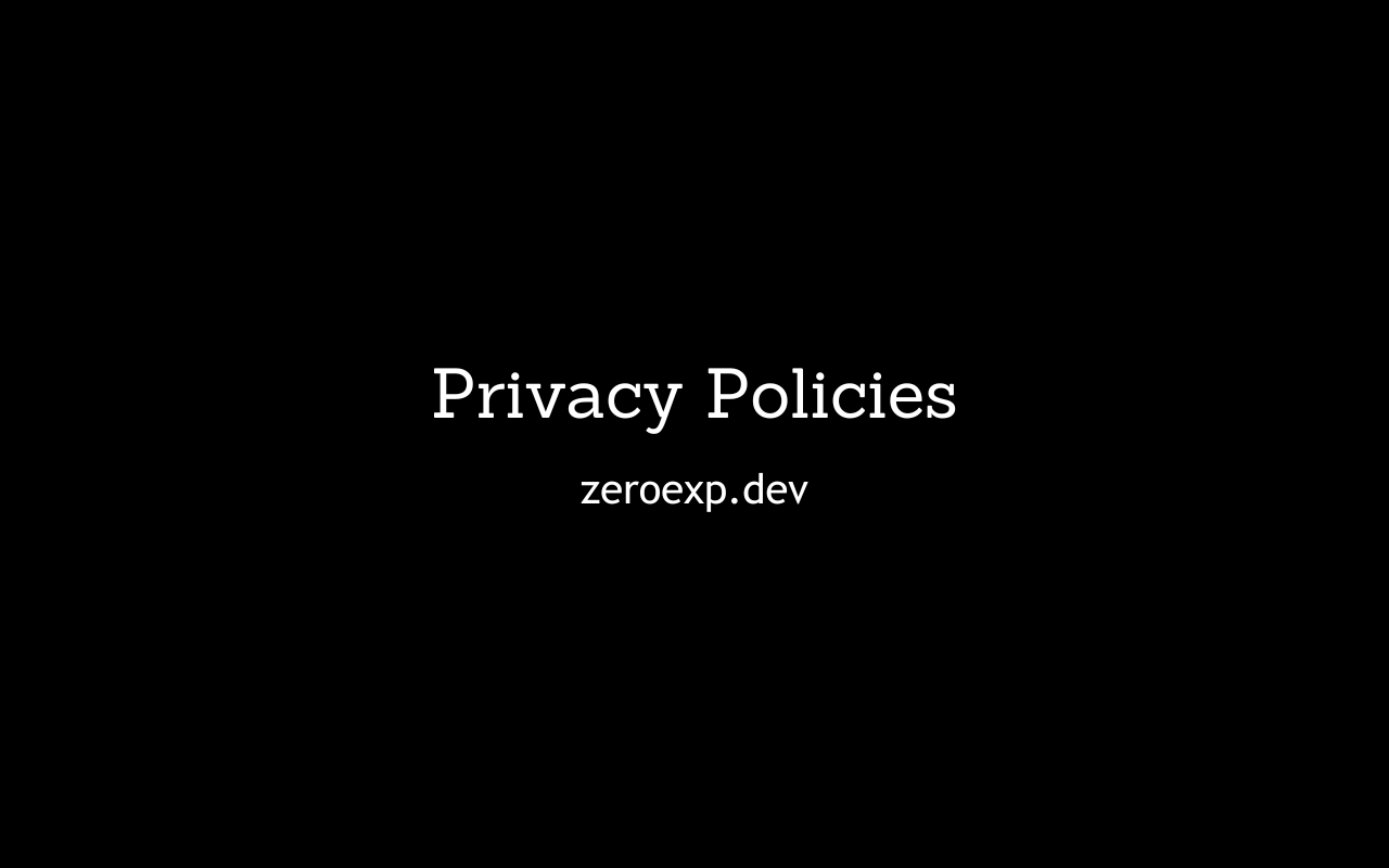 Privacy Policies