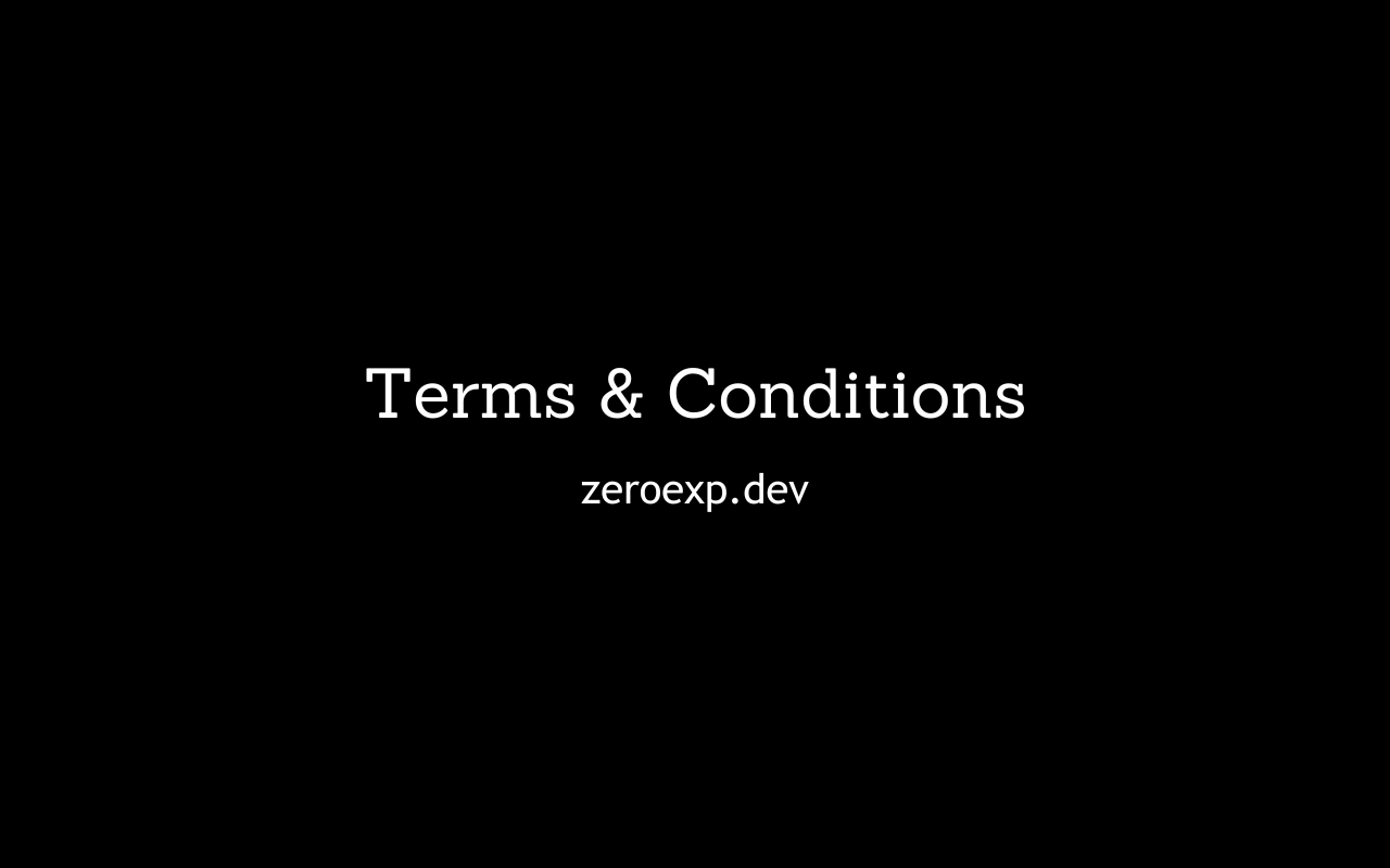 Terms & Conditions